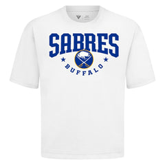 NHL Buffalo Sabres Levelwear Luxe Signature Knit T-Shirt - White