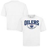 NHL Edmonton Oilers Levelwear Luxe Signature Knit T-Shirt - White