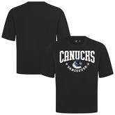 NHL Vancouver Canucks Levelwear Luxe Signature Knit T-Shirt - Black