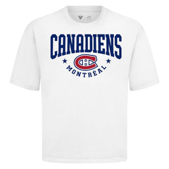 NHL Montreal Canadiens Levelwear Luxe Signature Knit T-Shirt - White