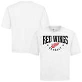 NHL Detroit Red Wings Levelwear Luxe Signature Knit T-Shirt - White