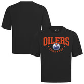 NHL Edmonton Oilers Levelwear Luxe Signature Knit T-Shirt - Black