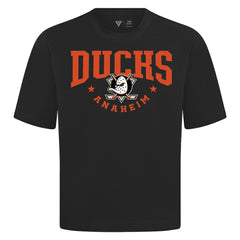 NHL Anaheim Ducks Levelwear Luxe Signature Knit T-Shirt - Black