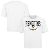 NHL Pittsburgh Penguins Levelwear Luxe Signature Knit T-Shirt - White