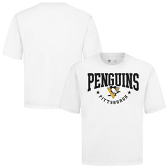 NHL Pittsburgh Penguins Levelwear Luxe Signature Knit T-Shirt - White