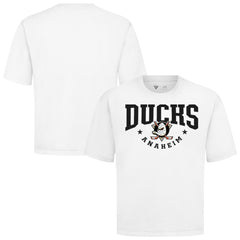 NHL Anaheim Ducks Levelwear Luxe Signature Knit T-Shirt - White