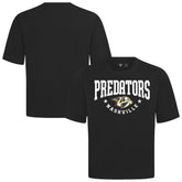 NHL Nashville Predators Levelwear Luxe Signature Knit T-Shirt - Black
