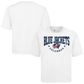 NHL Columbus Blue Jackets Levelwear Luxe Signature Knit T-Shirt - White