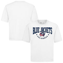 NHL Columbus Blue Jackets Levelwear Luxe Signature Knit T-Shirt - White