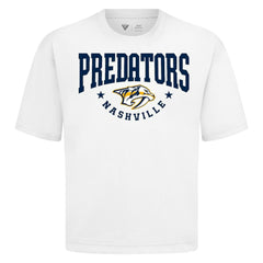 NHL Nashville Predators Levelwear Luxe Signature Knit T-Shirt - White