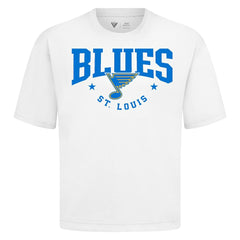 NHL St. Louis Blues Levelwear Luxe Signature Knit T-Shirt - White