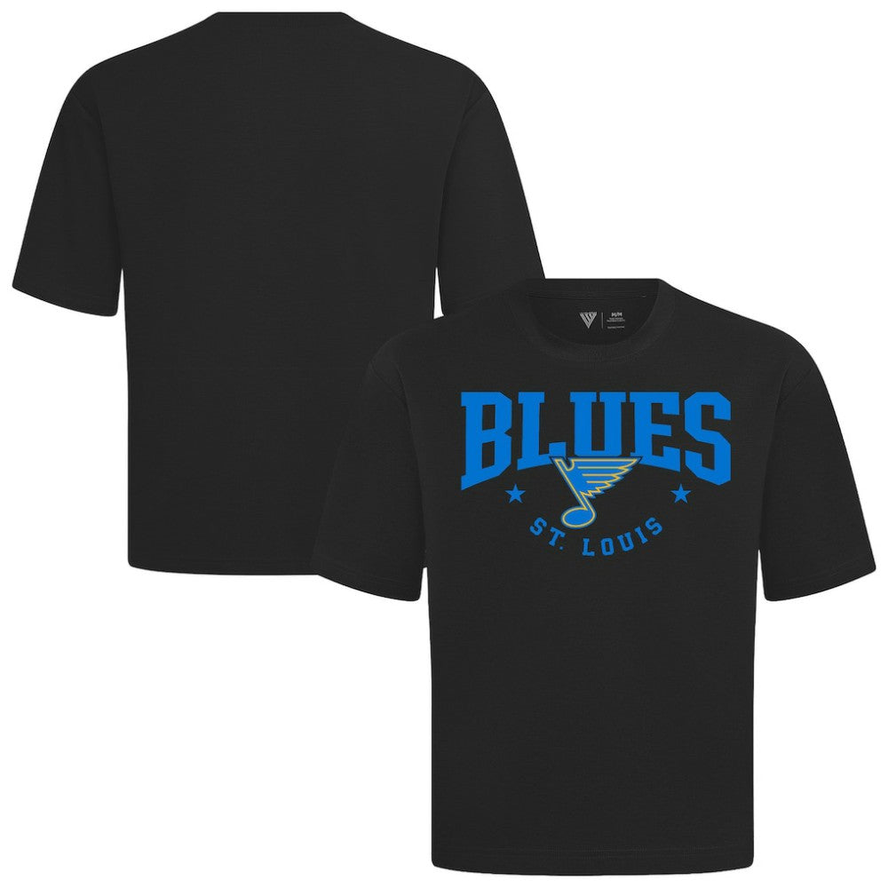 NHL St. Louis Blues Levelwear Luxe Signature Knit T-Shirt - Black