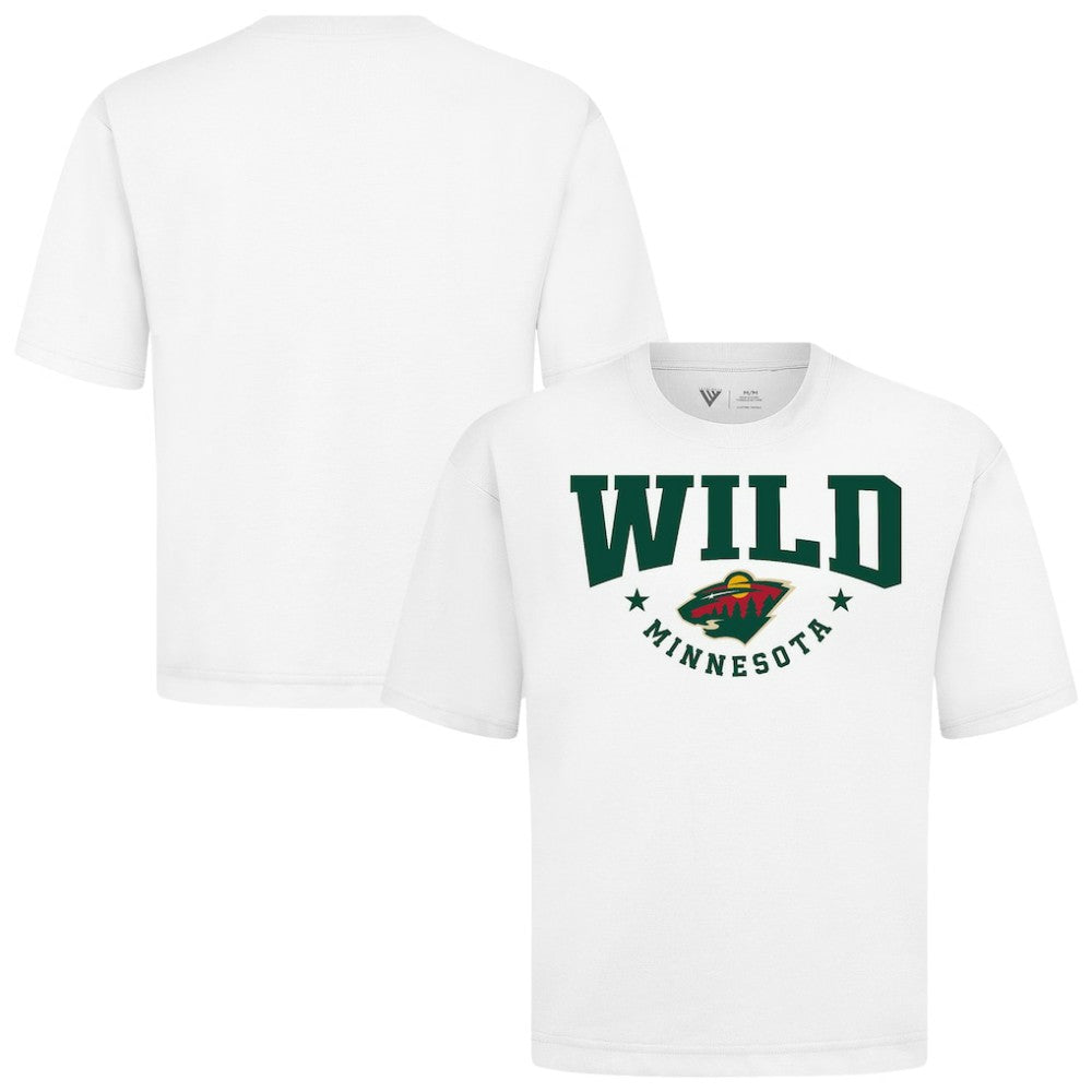 NHL Minnesota Wild Levelwear Luxe Signature Knit T-Shirt - White