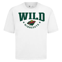 NHL Minnesota Wild Levelwear Luxe Signature Knit T-Shirt - White