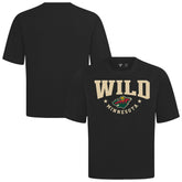 NHL Minnesota Wild Levelwear Luxe Signature Knit T-Shirt - Black