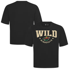 NHL Minnesota Wild Levelwear Luxe Signature Knit T-Shirt - Black