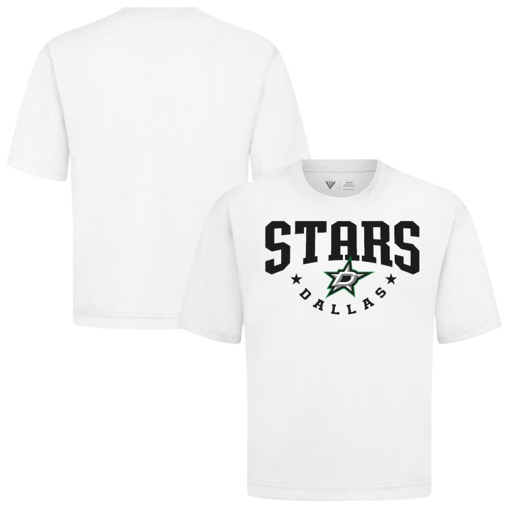 NHL Dallas Stars Levelwear Luxe Signature Knit T-Shirt - White