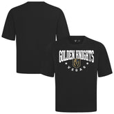 NHL Vegas Golden Knights Levelwear Luxe Signature Knit T-Shirt - Black