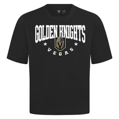 NHL Vegas Golden Knights Levelwear Luxe Signature Knit T-Shirt - Black