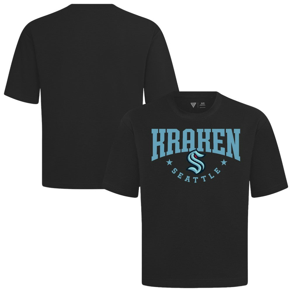 NHL Seattle Kraken Levelwear Luxe Signature Knit T-Shirt - Black