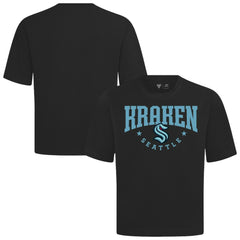 NHL Seattle Kraken Levelwear Luxe Signature Knit T-Shirt - Black