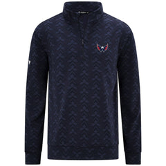 NHL Washington Capitals Levelwear Chameleon Quarter-Zip Sweatshirt - Navy