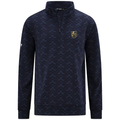 NHL Vegas Golden Knights Levelwear Chameleon Quarter-Zip Sweatshirt - Navy