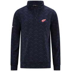 NHL Detroit Red Wings Levelwear Chameleon Quarter-Zip Sweatshirt - Navy