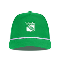 NHL New York Rangers Levelwear St. Patrick's Day Gambit Rope Adjustable Hat - Kelly Green