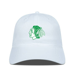 NHL Chicago Blackhawks Levelwear Matrix Patch Adjustable Hat - White