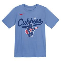 Chicago Cubs Nike Preschool Electric Bear Alternate T-Shirt - Light Blue T-shirts