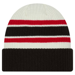 NHL Buffalo Sabres New Era Vintage Cuffed Knit Hat - Cream/Black