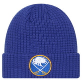 NHL Buffalo Sabres New Era Waffle Cuffed Knit Hat - Royal