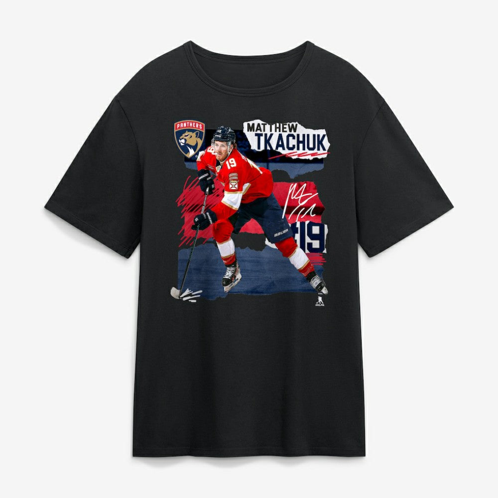 NHL Matthew Tkachuk Florida Panthers Fresh Ice T-Shirt - Black