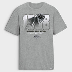 NHL Anze Kopitar Los Angeles Kings Franchise Points Record T-Shirt - Gray