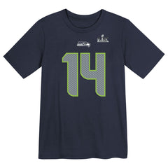 Sam Darnold Seattle Seahawks Preschool Super Bowl LX Name & Number T-Shirt College Navy