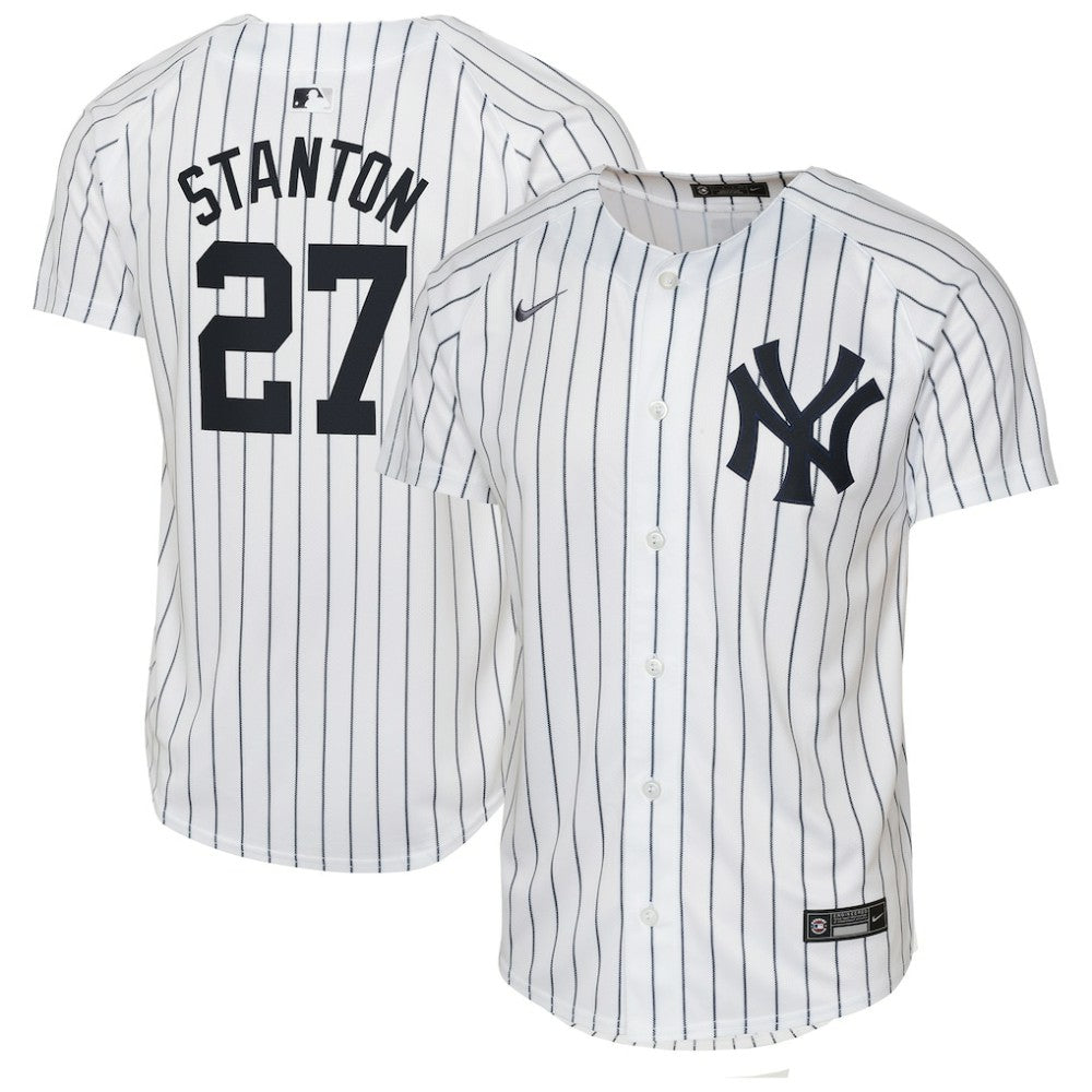 MLB Giancarlo Stanton New York Yankees Nike Youth Home Limited Player Jersey - White