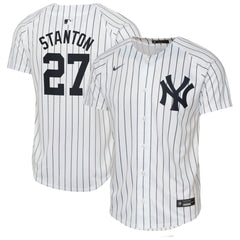 MLB Giancarlo Stanton New York Yankees Nike Youth Home Limited Player Jersey - White