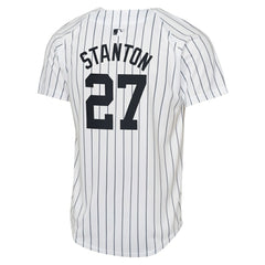 MLB Giancarlo Stanton New York Yankees Nike Youth Home Limited Player Jersey - White