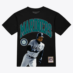 Ken Griffey Jr. Seattle Mariners Mitchell & Ness Photo Arch Player Graphic T-Shirt - Black T-shirts