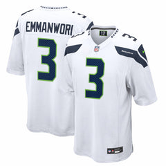 NFL Nick Emmanwori Seattle Seahawks Game Jersey - White