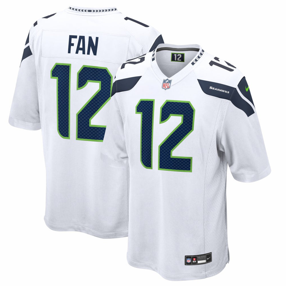 NFL 12s Seattle Seahawks Game Jersey - White