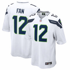 NFL 12s Seattle Seahawks Game Jersey - White