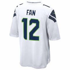 NFL 12s Seattle Seahawks Game Jersey - White