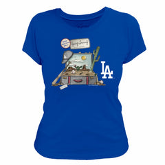 Los Angeles Dodgers Tiny Turnip Women's 2026 Spring Training T-Shirt - Royal T-shirts