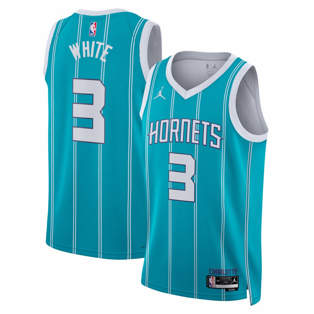 NBA Coby White Charlotte Hornets Jordan Brand Unisex Swingman Jersey - Icon Edition - Teal sale