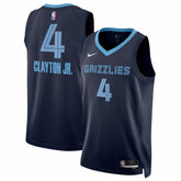 NBA Walter Clayton Jr. Memphis Grizzlies Unisex Swingman Jersey - Icon Edition - Navy