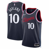 Darius Garland LA Clippers Unisex Swingman Jersey Icon Edition Navy