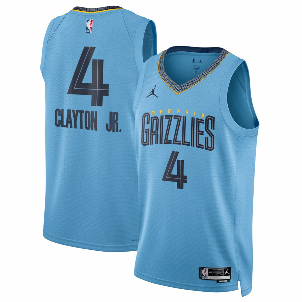 NBA Walter Clayton Jr. Memphis Grizzlies Jordan Brand Unisex Swingman Jersey - Statement Edition - Light Blue shop