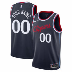 NBA LA Clippers Unisex Swingman Custom Jersey - Icon Edition - Navy